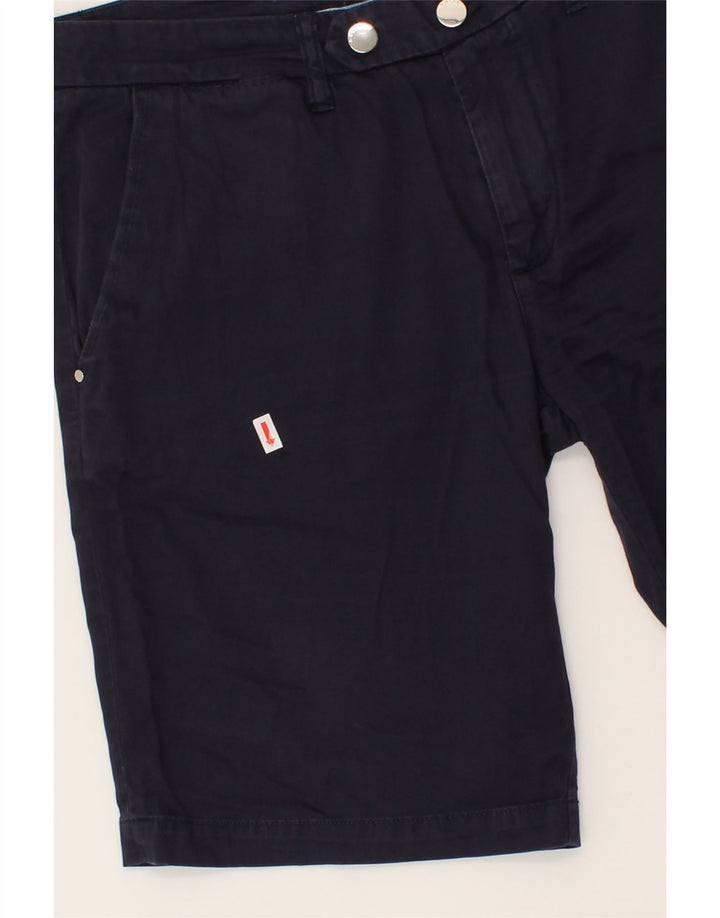 GUESS Womens Chino Shorts W28 Medium Navy Blue Cotton Vintage Guess and Second-Hand Guess from Messina Hembry 