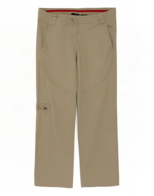 Gerade Cargo-Hose für Damen von Fila, UK 14, Größe L, W36, L26, Khaki, Baumwolle