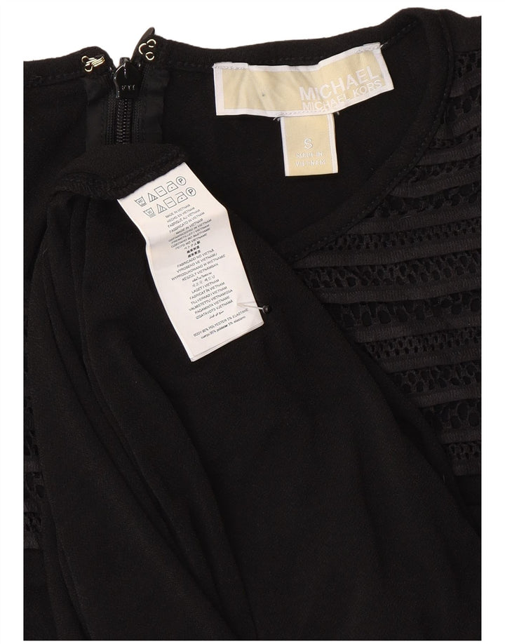 Michael Kors Damen Overall UK 10 Small Schwarz Polyester