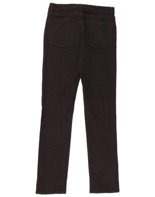 Zara Damen Slim Jeans EU 40 Medium W30 L32 Schwarze Baumwolle