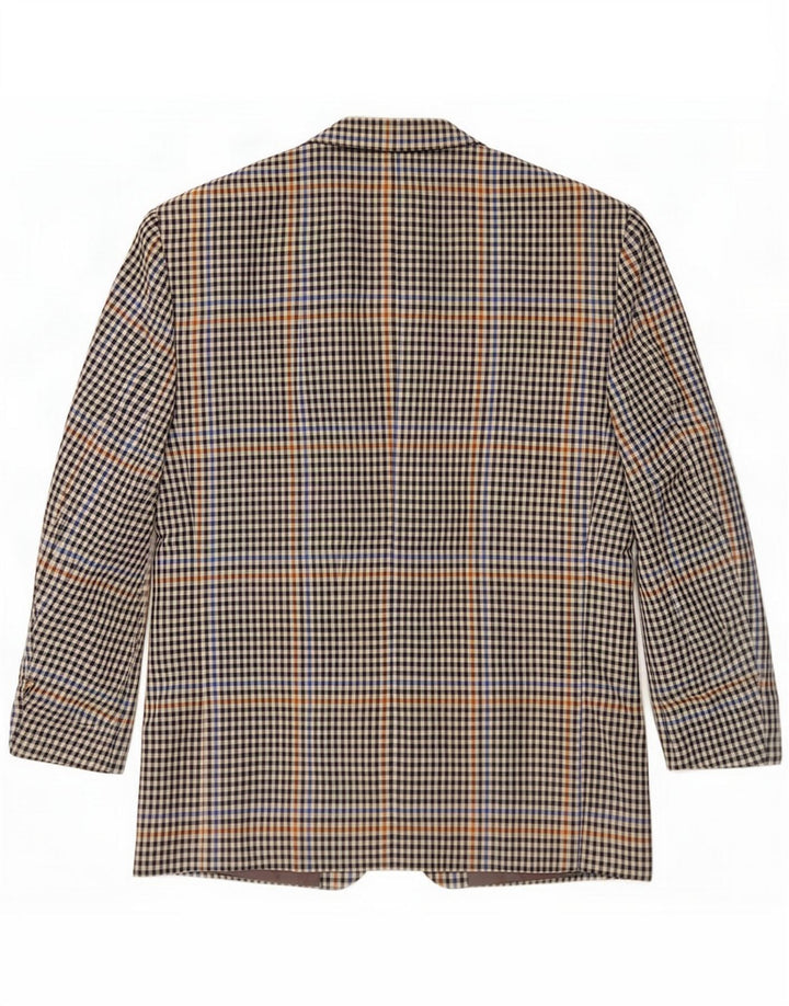 Ferre Herren 2-Knopf-Blazerjacke IT 52 XL Mehrfarbiger Gingham