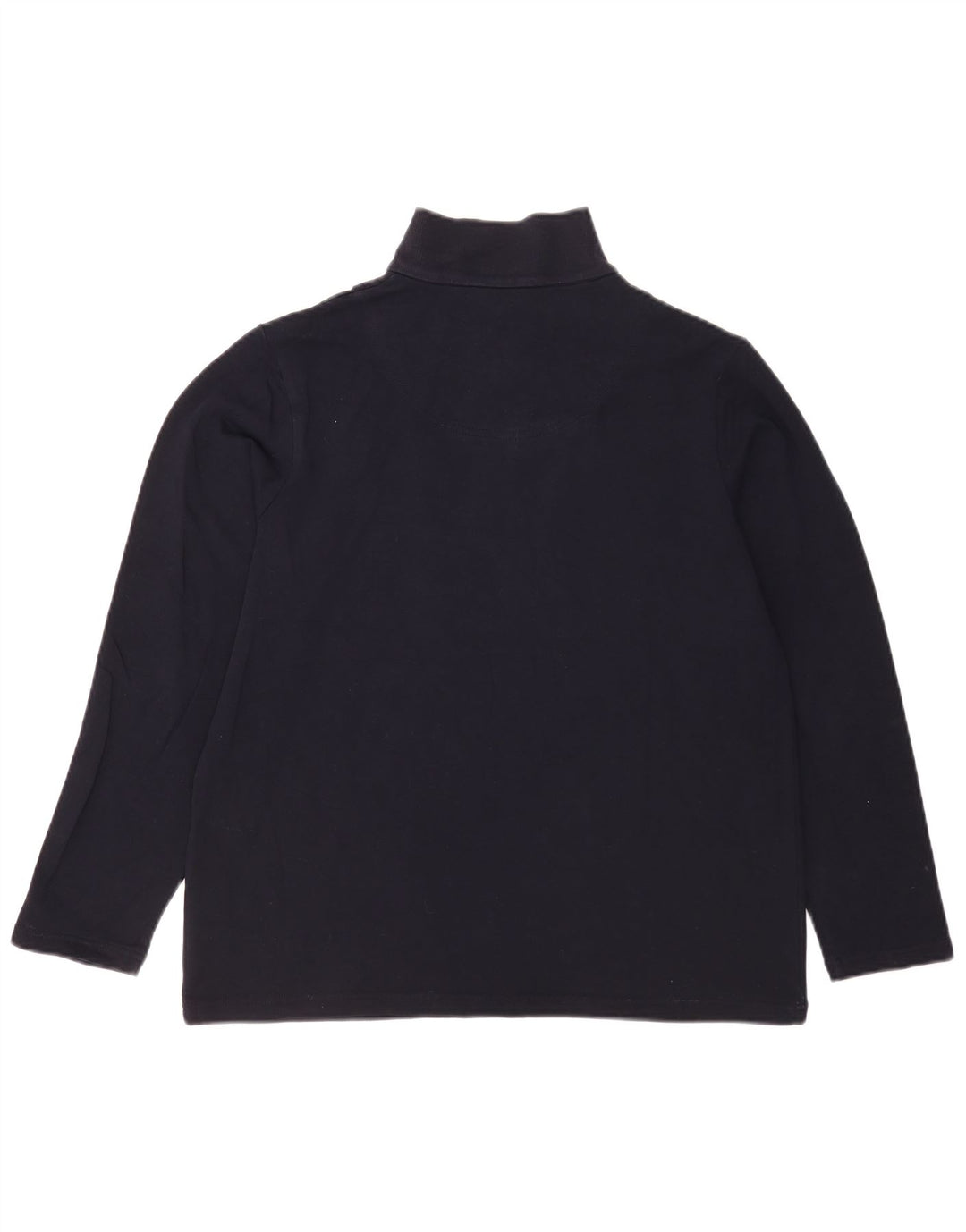 Marks & Spencer Damen-Sweatshirt mit Reißverschluss am Hals, Gr. 14, mittleres Marineblau