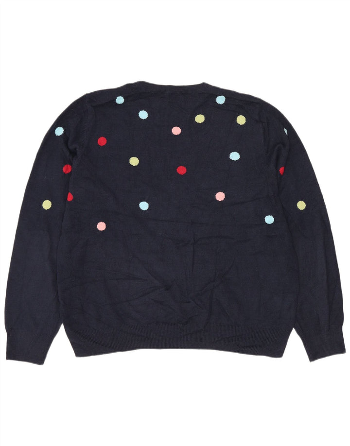 MARKS & SPENCER Damen Pullover mit Rundhalsausschnitt, Gr. 40, Marineblau