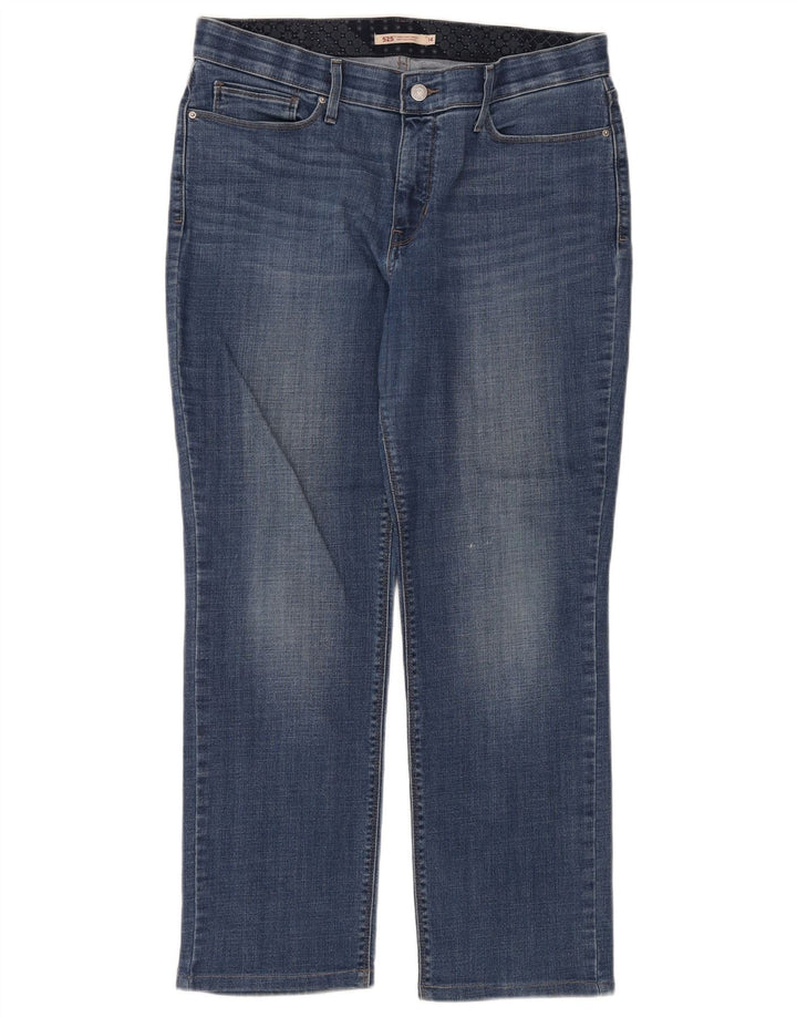 Levi's Damen 525 Straight Jeans US 14 XL W36 L30 Blau