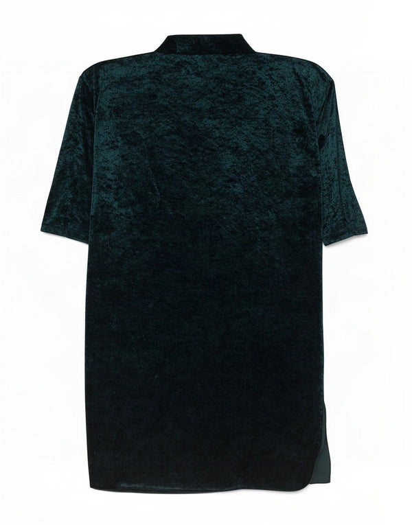 First Avenue Damen-Tunikakleid aus Samt mit 3/4-Ärmeln, UK 18, XL, Grün