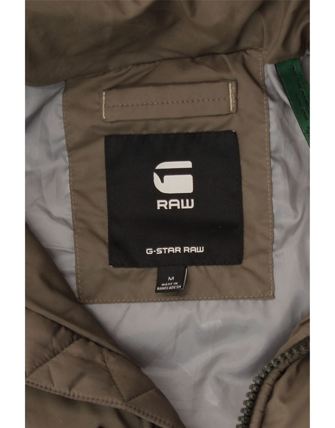 G-Star Herren Wattierte Weste UK 38 Medium Khaki Polyester