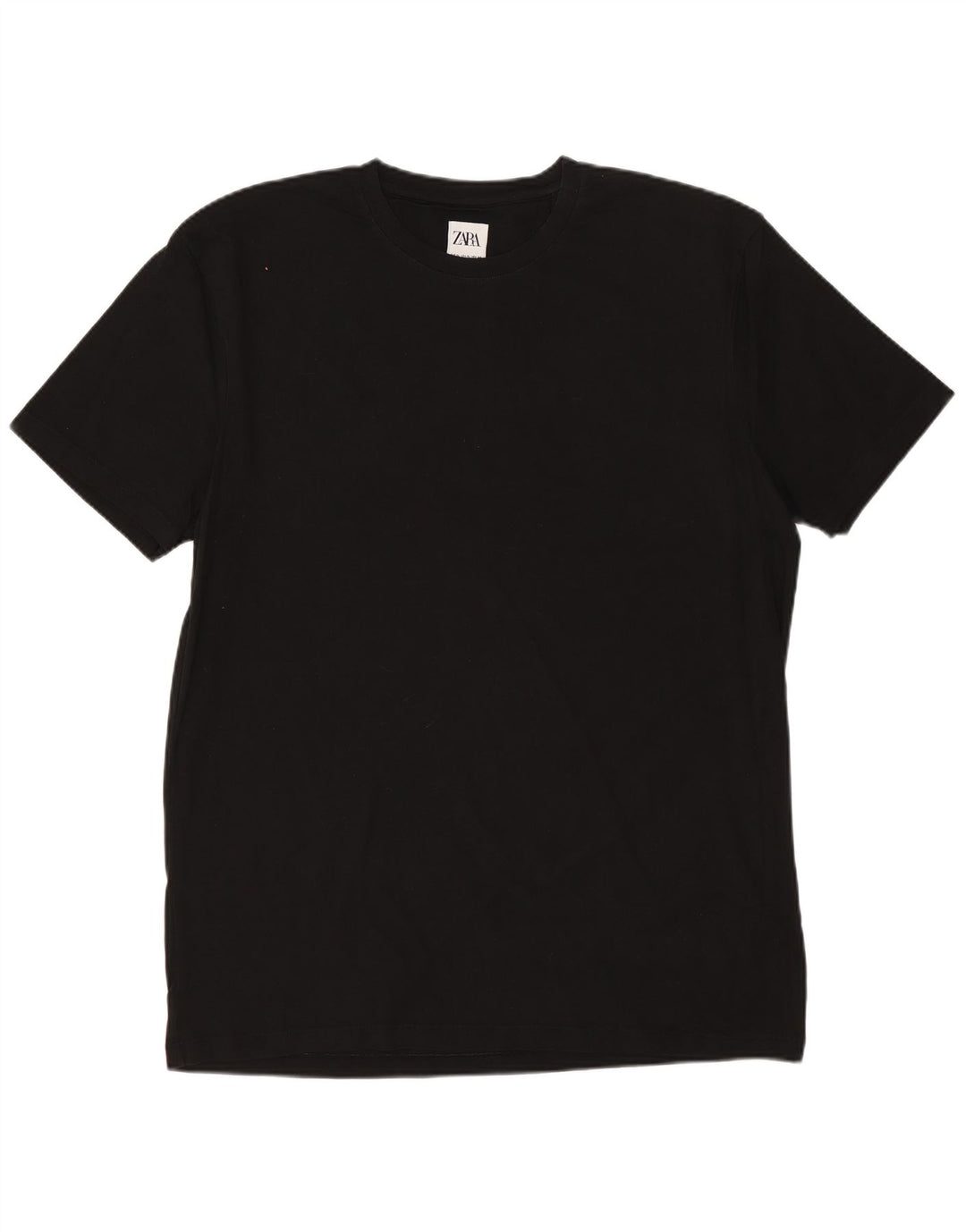 ZARA Herren Slim Fit T-Shirt Top XL Schwarz