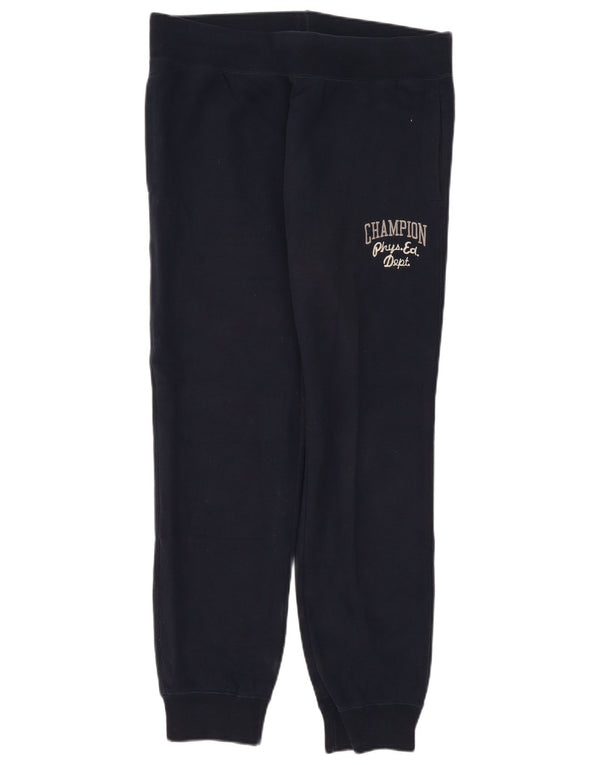 Champion Herren-Trainingshose mit grafischem Muster, große marineblaue Baumwolle