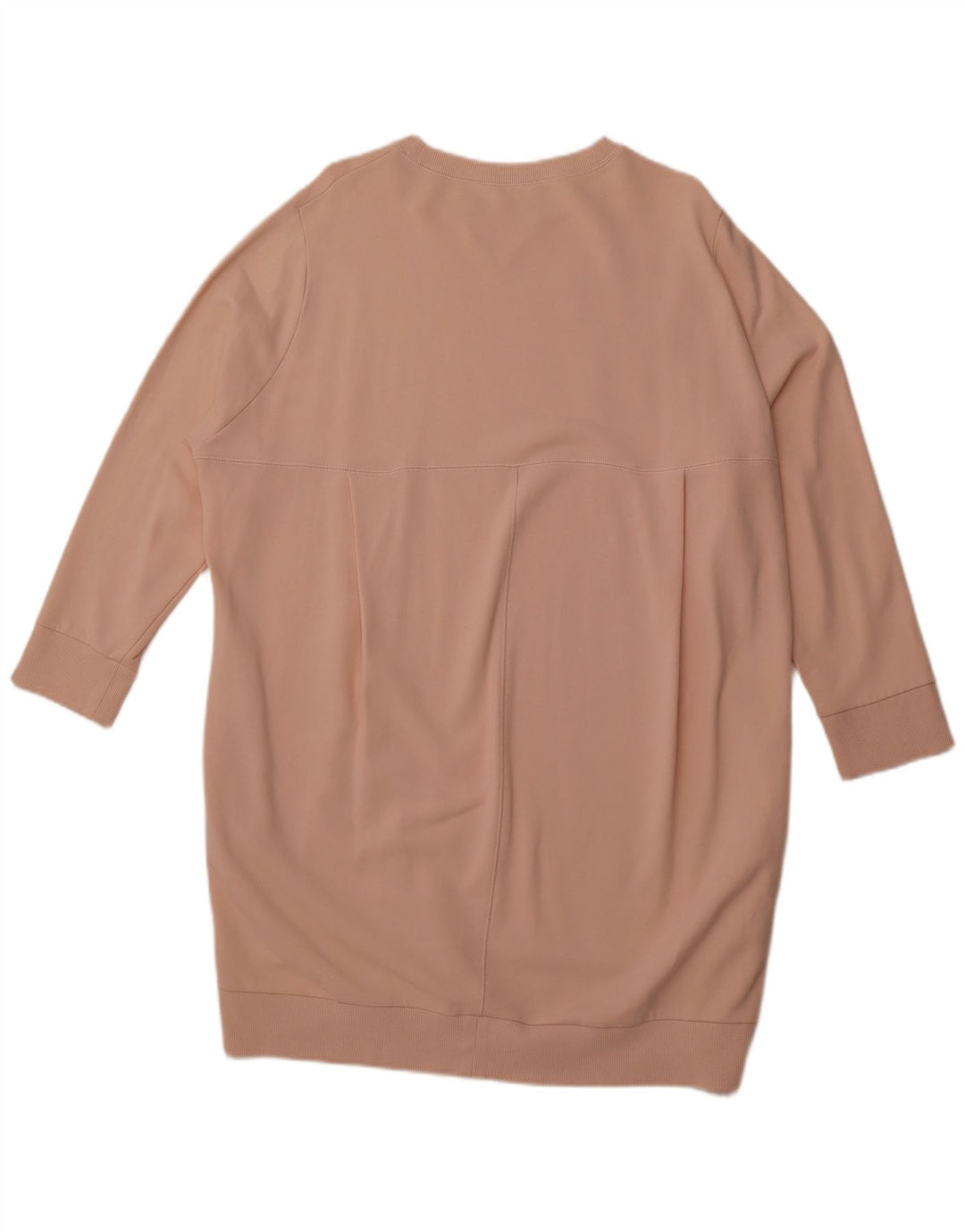 COS Übergroßes Pulloverkleid für Damen, UK 14, Mittelrosa aus Baumwolle