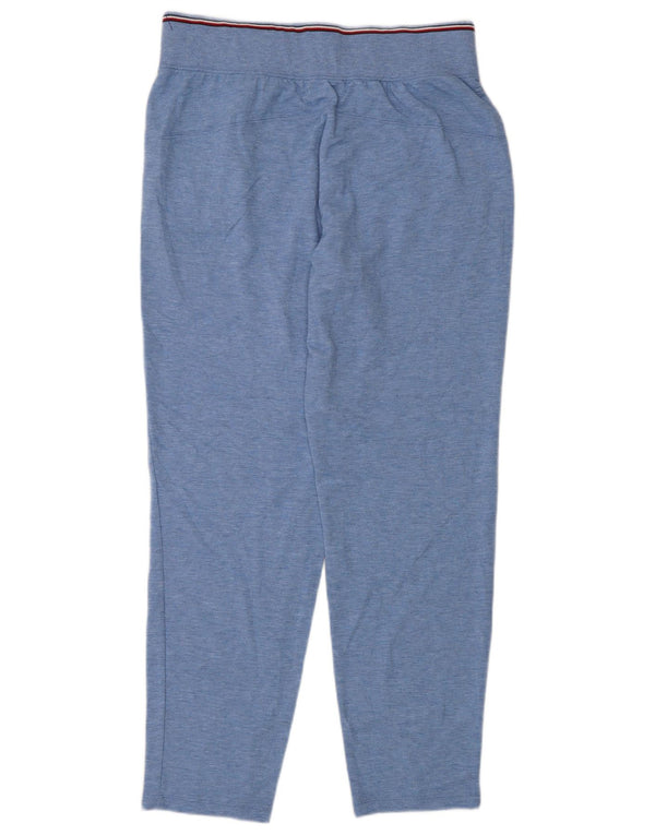 Tommy Hilfiger Damen-Trainingshose, UK 10, Größe S, blau gefleckte Baumwolle
