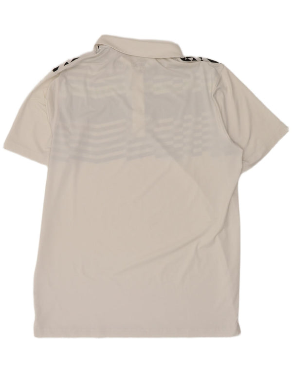Puma Herren Poloshirt Medium White Colourblock