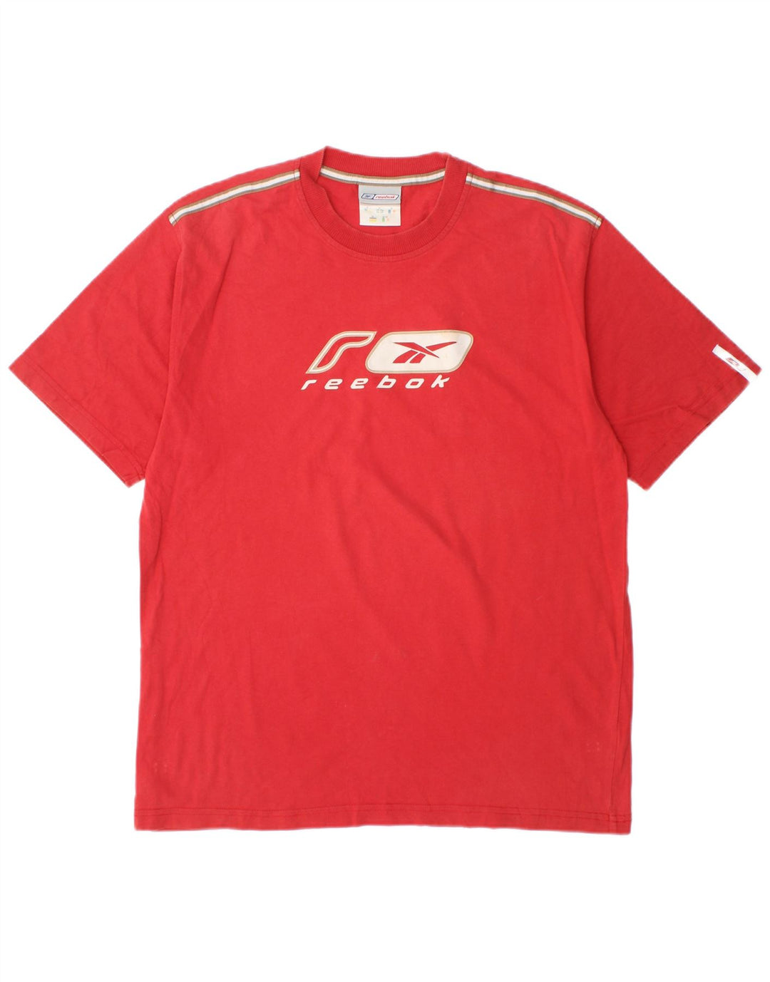 REEBOK Herren T-Shirt mit Grafik, Größe S, Rot