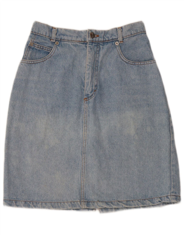 DE VILLE Damen Jeansrock W30 mittelblaue Baumwolle
