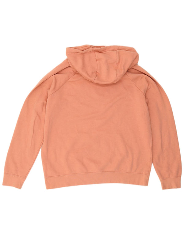 Nike Damen Kapuzenpullover UK 16 Large Rosa Baumwolle