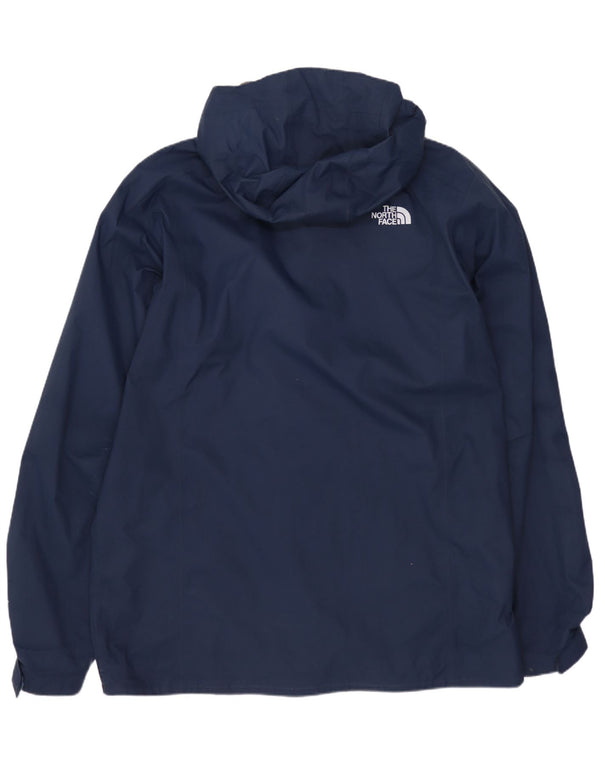 THE NORTH FACE Herren-Regenjacke mit Kapuze, UK 40, Größe L, Marineblau, Polyester