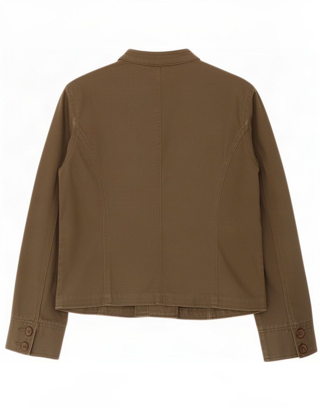 Monsoon Damen Utility-Jacke UK 12 Medium Khaki Baumwolle