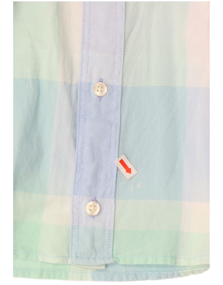 LEE Herren-Kurzarmhemd mit normaler Passform, mittelmehrfarbig, kariert, Baumwolle