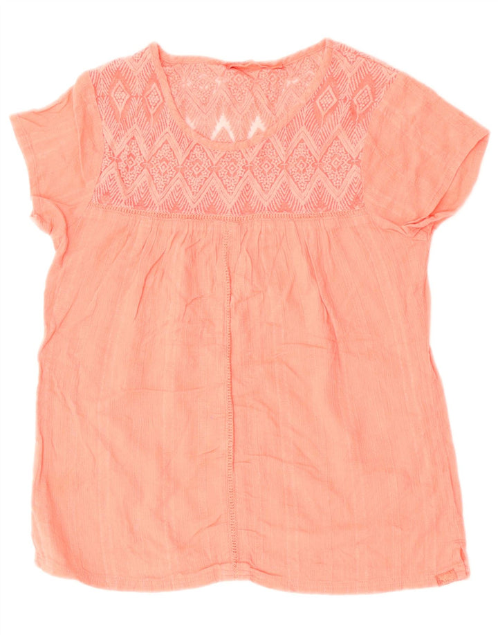 Prana Damen-Blusenoberteil, Gr. 10, klein, Rosa