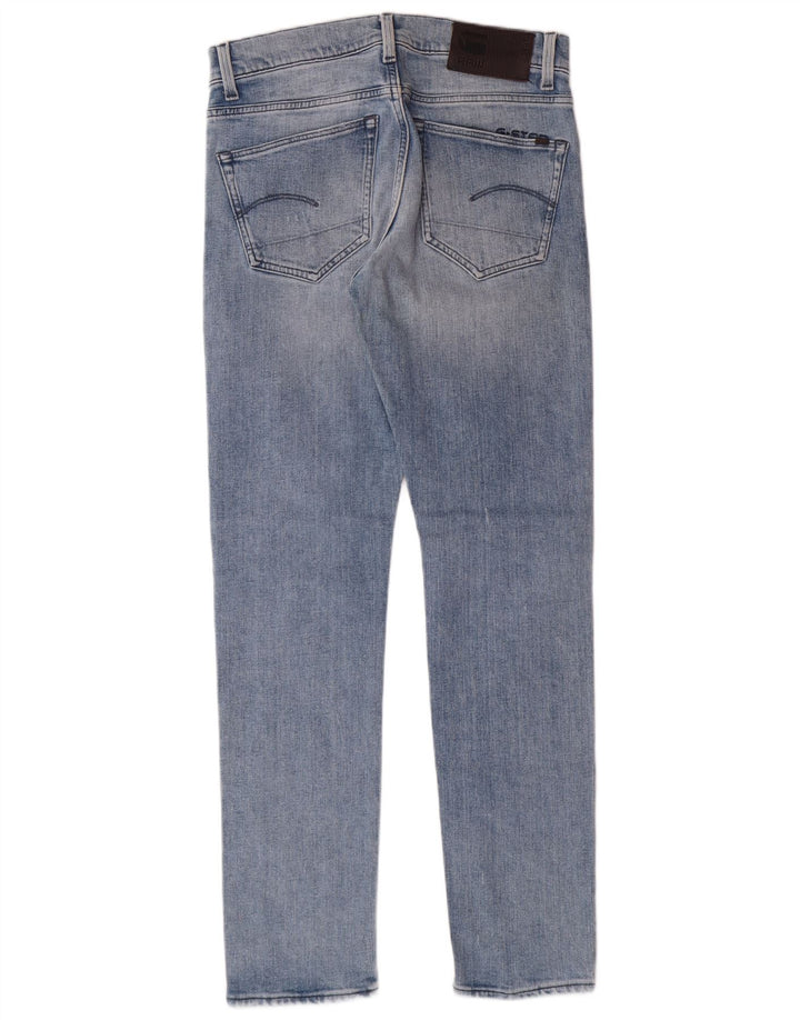 G-STAR Mens Distressed Slim Jeans W29 L32 Blue Cotton