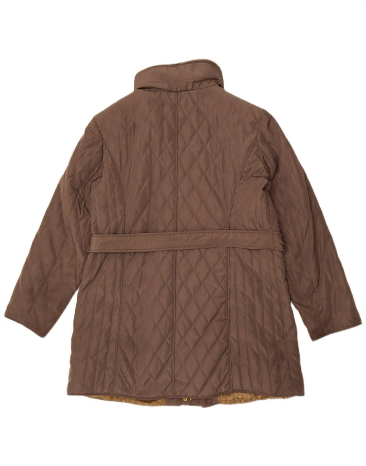 Michael Kors Damen Steppjacke UK 18 XL Braun Polyester