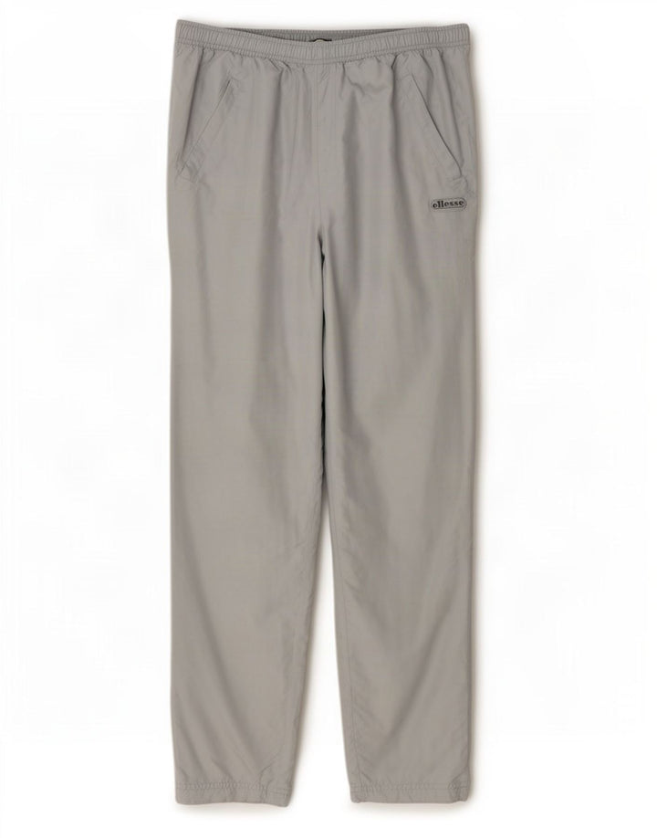 Ellesse Damen-Trainingshose, UK 12, mittelgraues Polyester