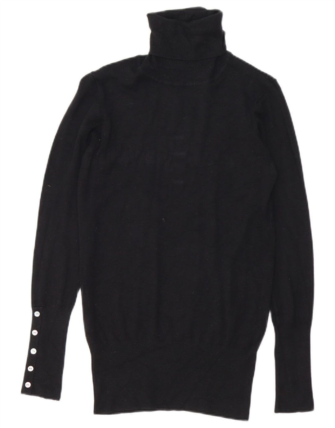 Rollkragenpullover für Damen von Zara, Gr. 14, Mittelschwarz, Viskose