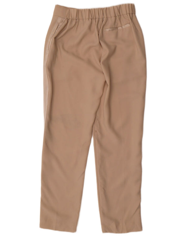 Reiss Damen Tapered Chino Hose UK 8 Small W28 L28 Beige gestreift