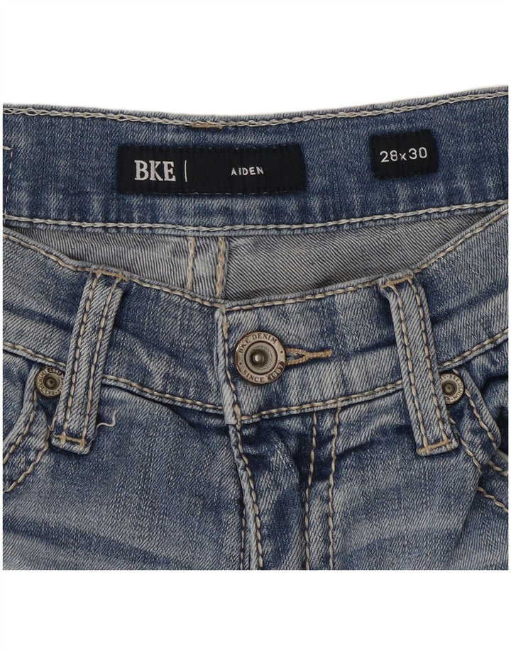 BKE Damen Aiden Straight Jeans W28 L30 Blaue Baumwolle