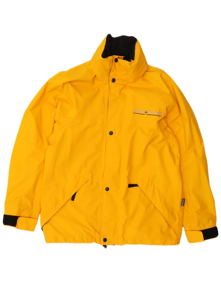 Great Escapes Herren Gore-Tex Windjacke UK 38 Mittelgelb