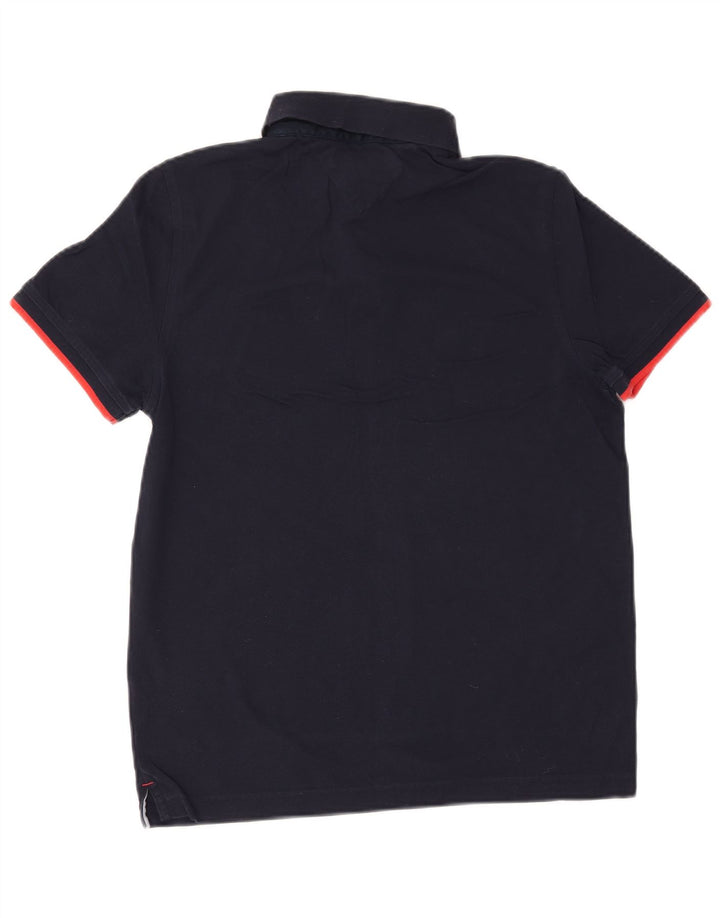 Tommy Hilfiger Herren-Poloshirt, klein, marineblau, Baumwolle