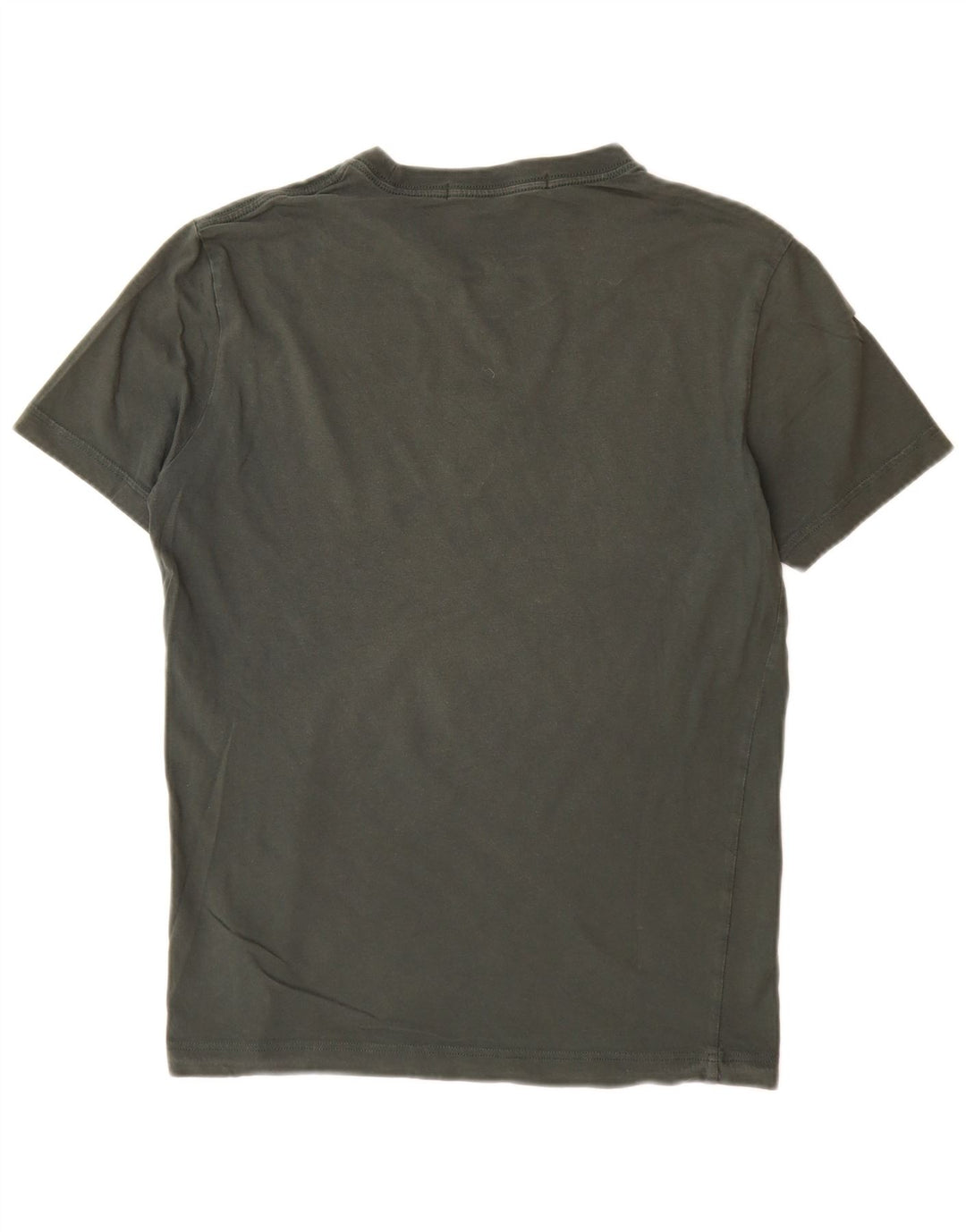 CALVIN KLEIN JEANS Herren Grafik T-Shirt Top Small Khaki Baumwolle