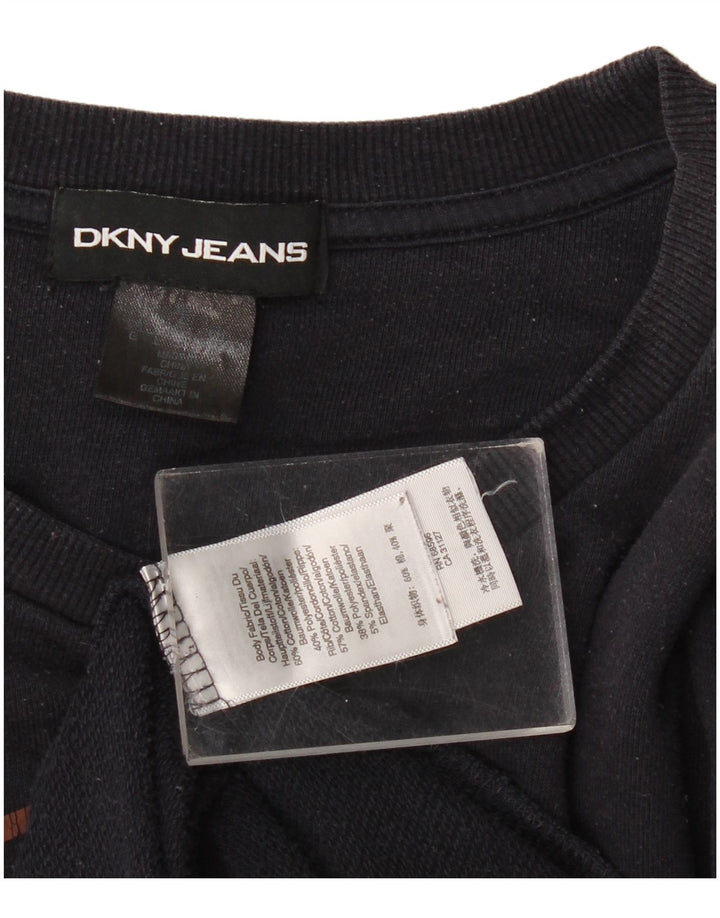 Dkny Herren-Sweatshirt mit Grafik, groß, marineblau, Baumwolle