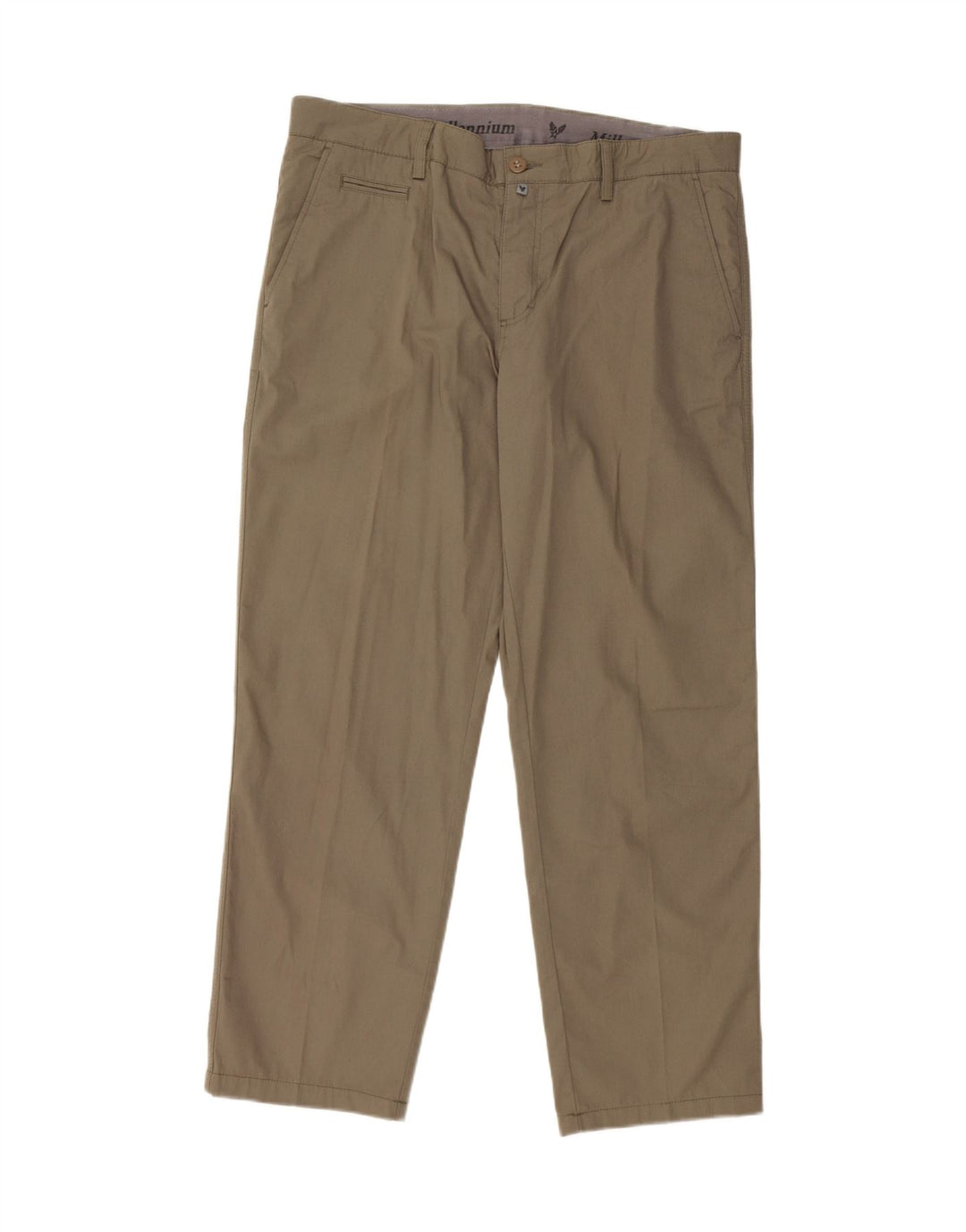 AVIREX Gerade Chino-Hose für Herren, W34, L28, Khaki, Baumwolle
