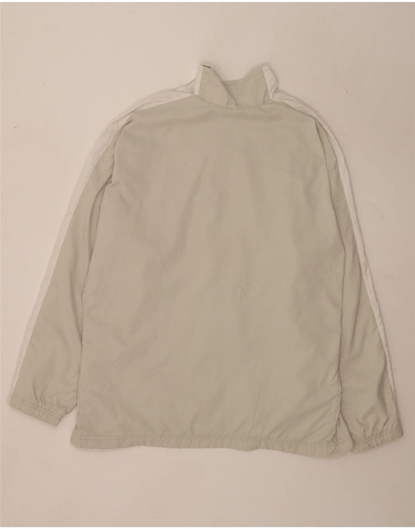 Nike Herren-Trainingsanzug-Oberteiljacke UK 47/48 2XL Beige Colourblock-Polyester