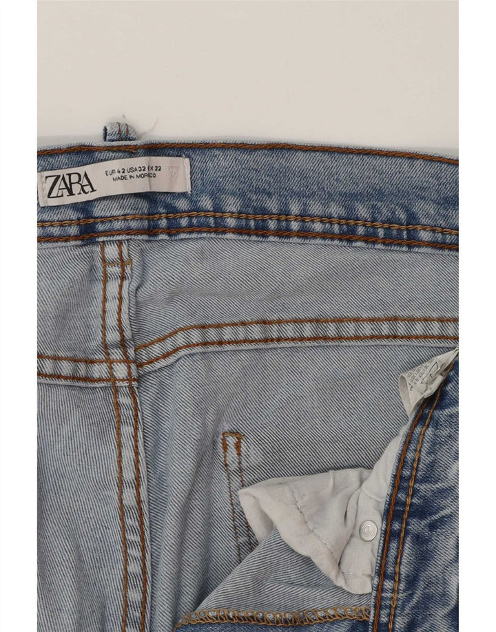 Zara Herren Slim Jeans EU 42 Large W32 L28 Blau