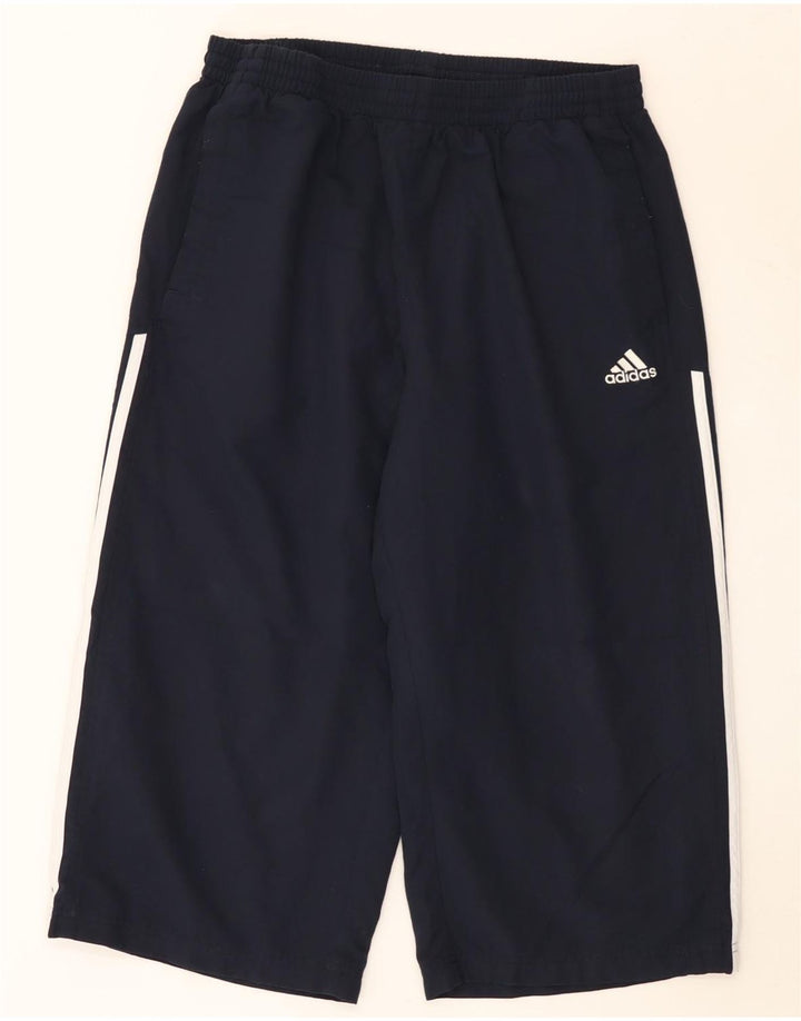 Adidas Herren-Bermuda-Sportshorts, großes marineblaues Polyester