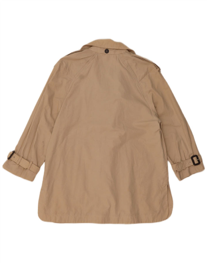 Zara Damen Übergroßer Trenchcoat UK 10 Small Beige