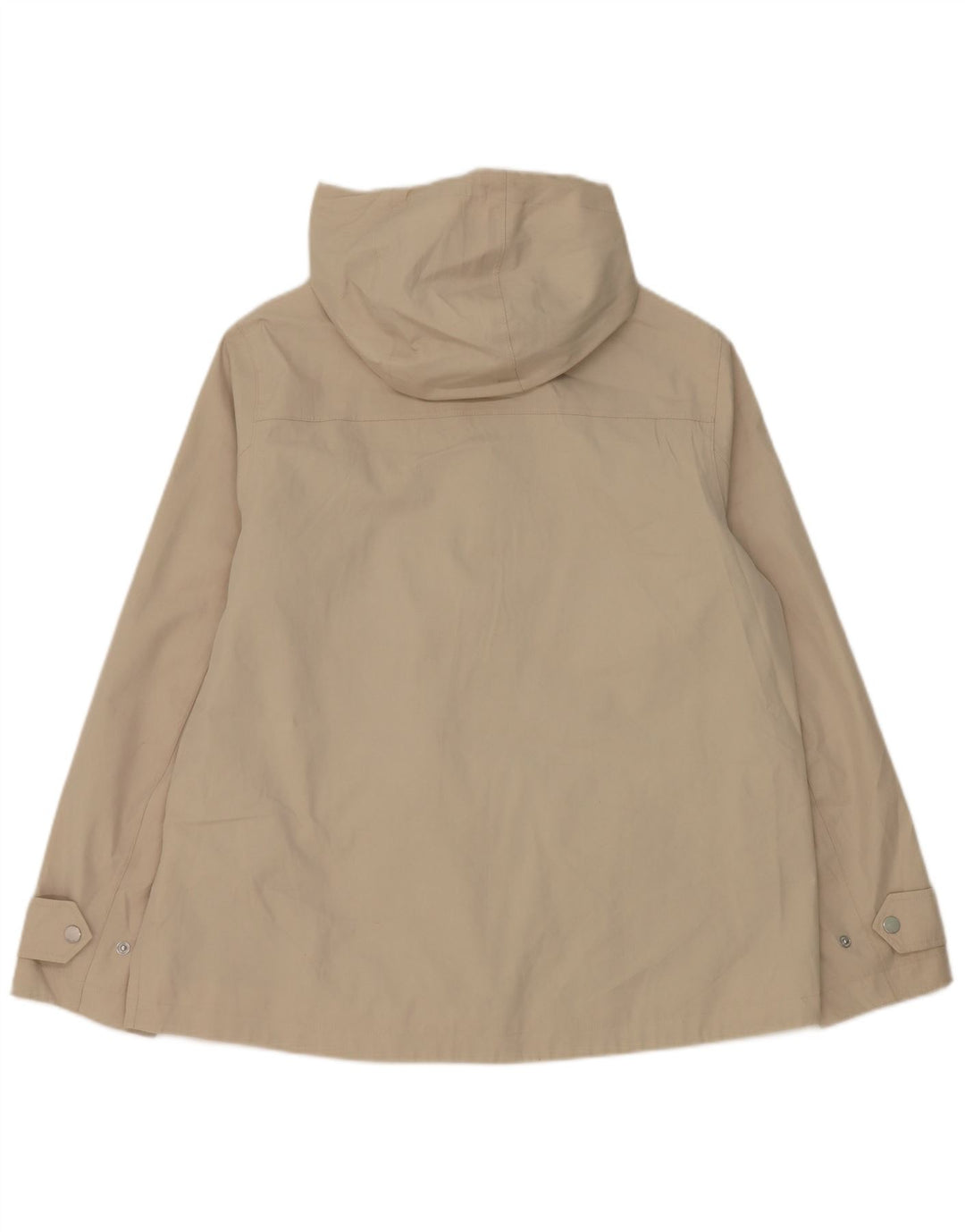 Joules Damen-Regenjacke mit Kapuze, reguläre Passform, UK 14, mittelgraue Baumwolle