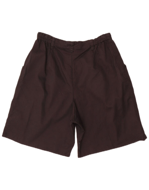 Lee Womens Pegged Casual Shorts US 16 XL W32 Schwarze Baumwolle