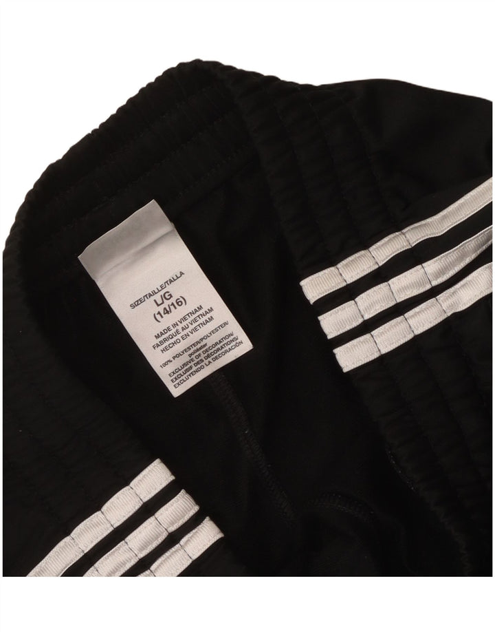 Adidas Trainingshose für Jungen, 14–15 Jahre, Größe L, Schwarz, Polyester