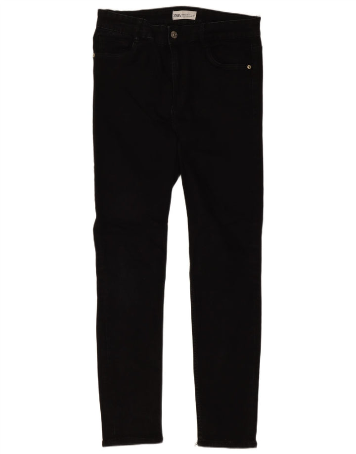 Zara Damen Skinny Jeans EU 40 Medium W30 L28 Schwarz