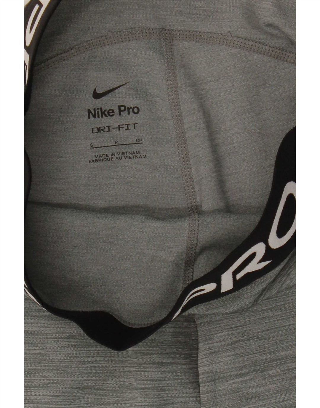 Nike Damen Dri Fit Graphic Leggings UK 8 Small Grau meliert