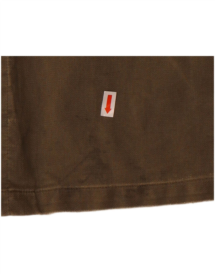 VINTAGE Womens Military Jacket US 8 Medium Khaki
