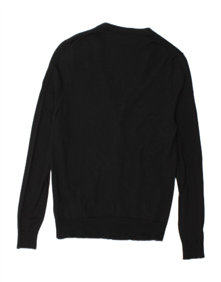 Calvin Klein Jeans Herren-Cardigan-Pullover, große schwarze Wolle