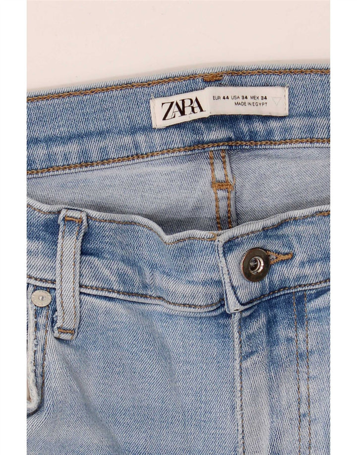 Zara Herren Slim Jeans EU 44 Large W34 L28 Blau