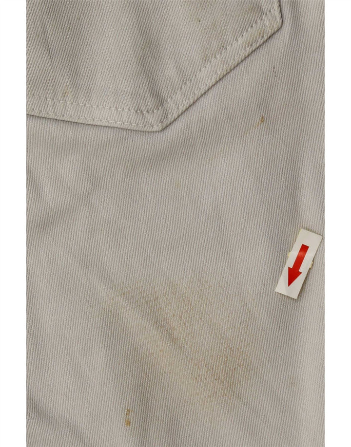 Zara Herren Jeansshorts EU 40 Medium W30 Beige Baumwolle