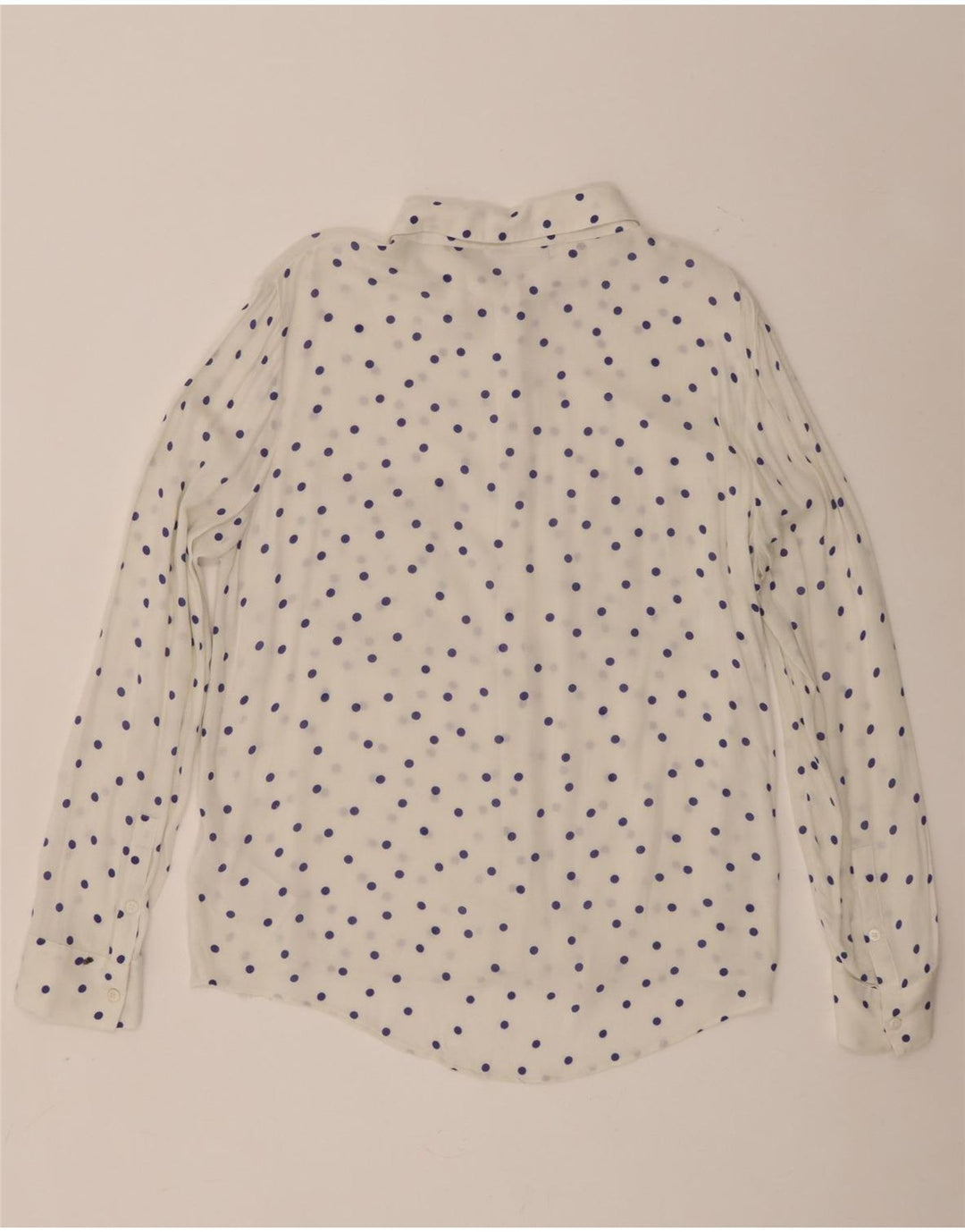Samsoe & Womens Shirt UK 18 XL weiß gepunktete Viskose