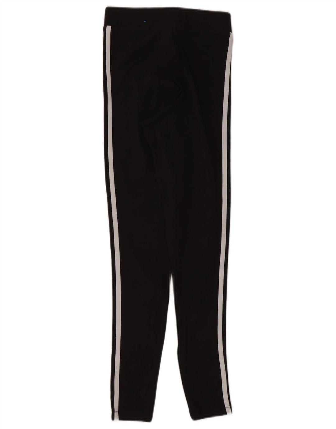 Adidas Damen Leggings UK 8 Small Schwarz Baumwolle