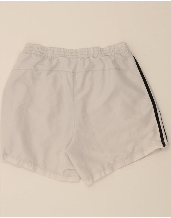 ADIDAS Herren-Sportshorts, groß, weißes Polyester