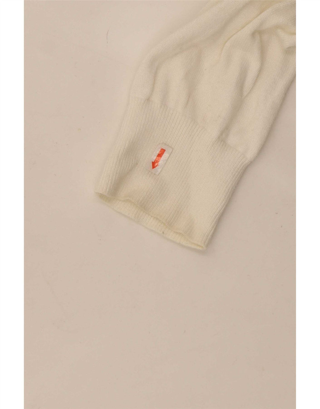 Tommy Hilfiger Herren-Pullover mit Rundhalsausschnitt, Mittelweiß, Farbblock